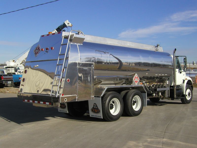 Custom Refined Fuel Tank Wagon Trucks, Boston Steel