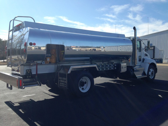 Custom Refined Fuel Tank Wagon Trucks, Boston Steel